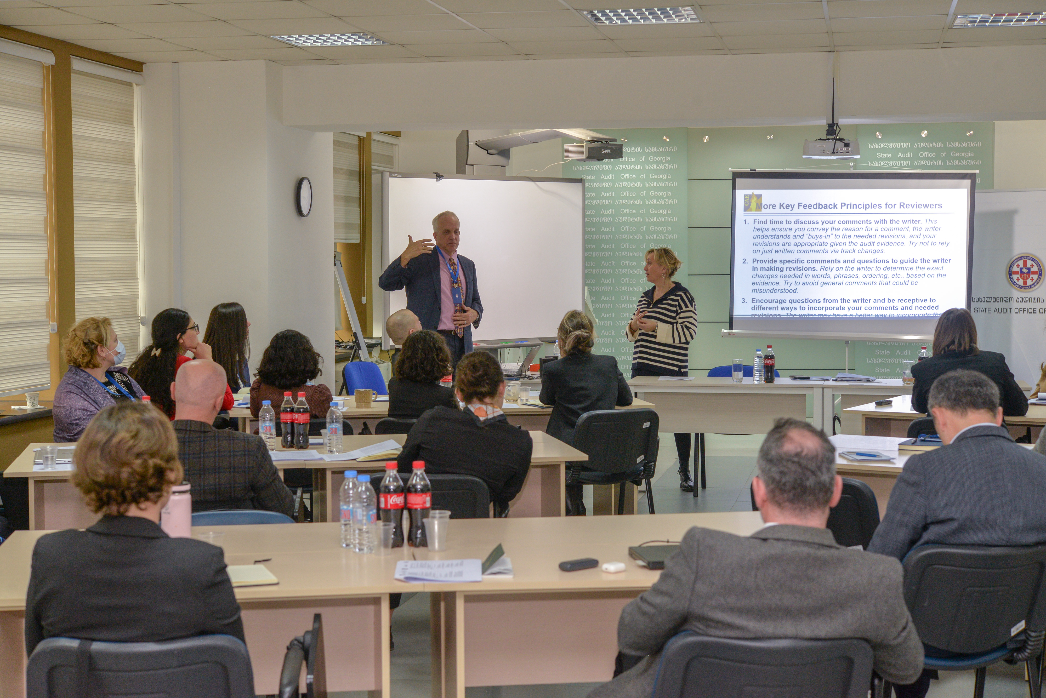 The State Audit Office shares experience from the Center for Audit Excellence (CAE) of the U.S. Government Accountability Office (GAO)
