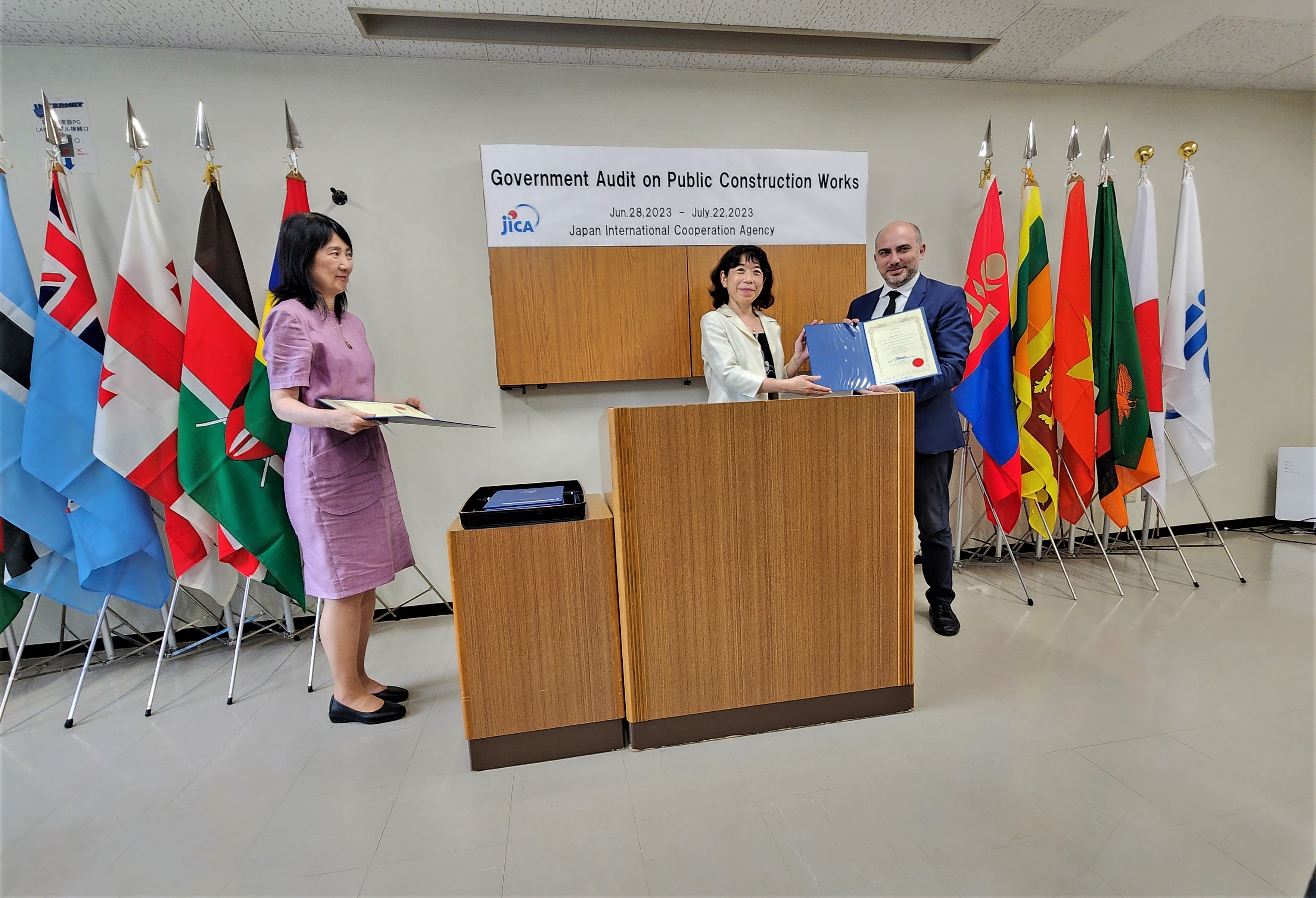 State Audit Office Shares the Japanese experience of Audit on construction works