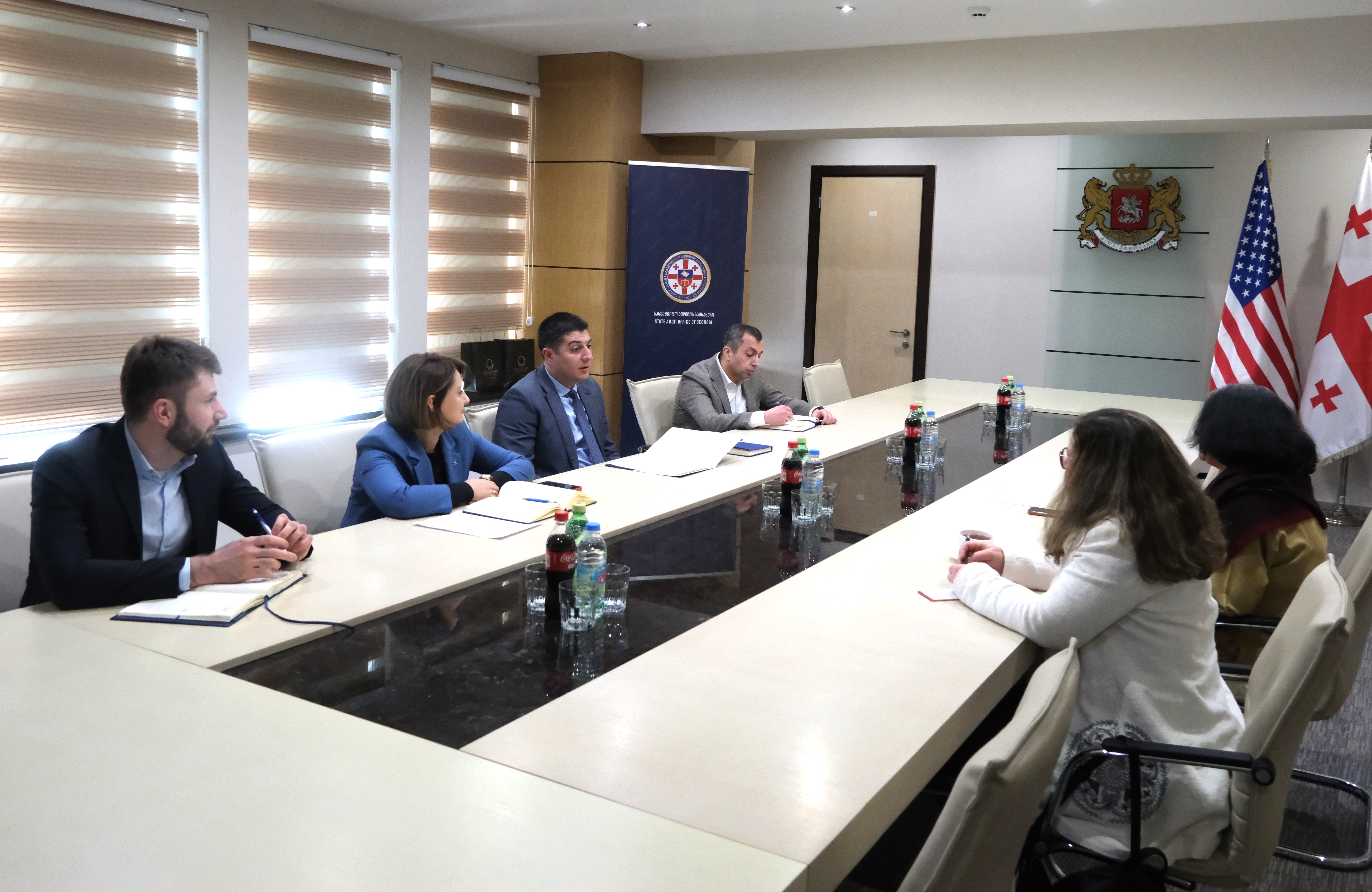 INTOSAI IDI representatives meeting at the State Audit Office