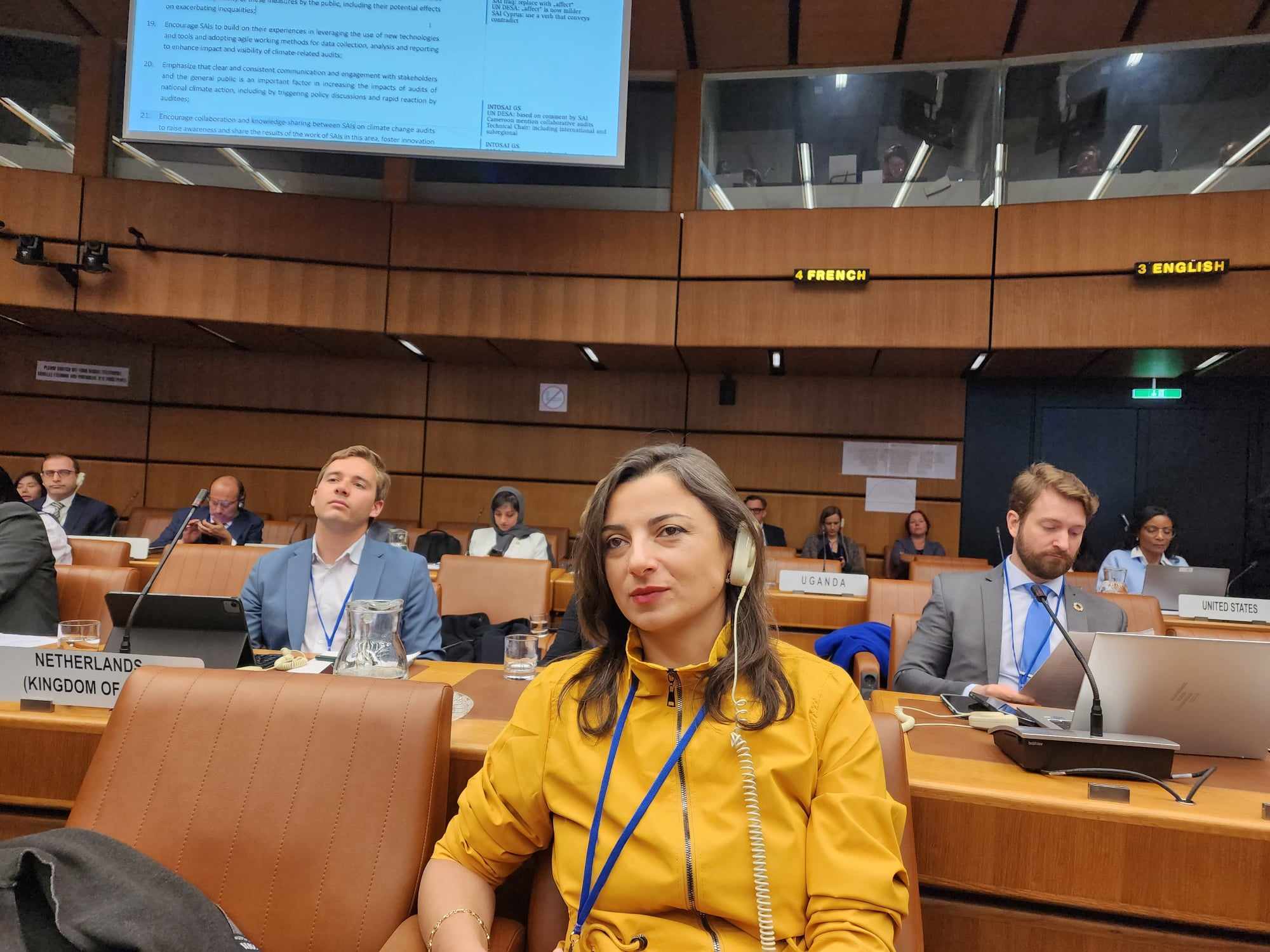 At the 26th UN/INTOSAI symposium, a presentation was conducted on the role of state audit offices in the implementation of the SDG13 plan