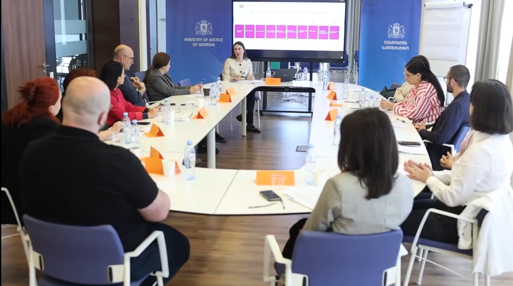Mariam Zaalishvili has conducted training for internal auditors of the Ministry of Justice