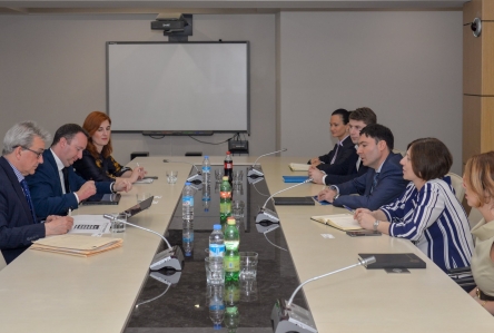 Representatives of the British National Audit Office at the State Audit Office