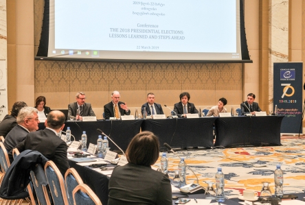 საერთაშორისო სადამკვირვებლო ორგანიზაციებმა კონფერენციაზე საპრეზიდენტო არჩევნები შეაფასეს