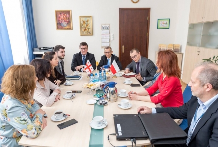 სახელმწიფო აუდიტის სამსახურის დელეგაცია პოლონელ კოლეგებს შეხვდა