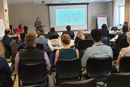Auditor of the State Audit Office held a presentation for colleagues from 18 Countries about Georgia at GAO in Washington