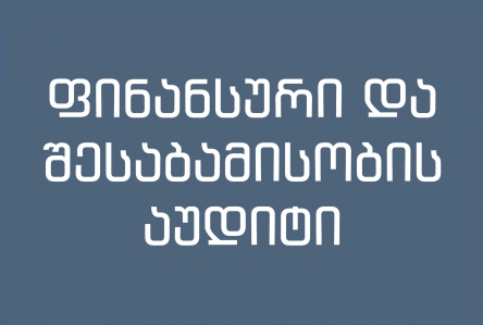 სსიპ ,,ბათუმის ბულვარი’’ 012 წლის ფინანსური და შესაბამისობის აუდიტის ანგარიში