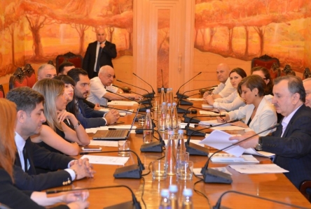 სახელმწიფო აუდიტის სამსახურის ანგარიშების განმხილველი პარლამენტის სამუშაო ჯგუფის სხდომა