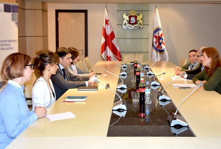 Representatives of German Audit Office and GIZ in the State Audit Office